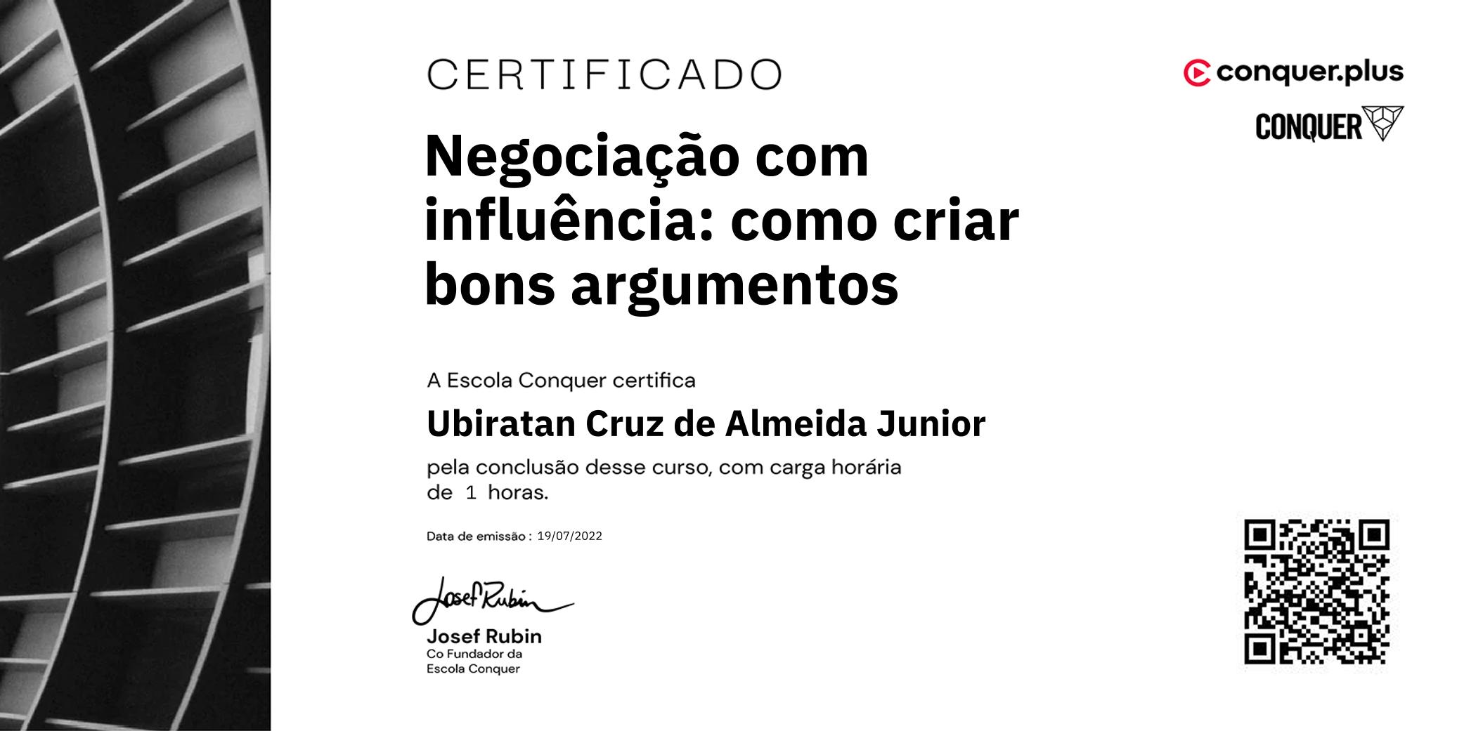 Certificado de Negociação com influência: como criar bons argumentos